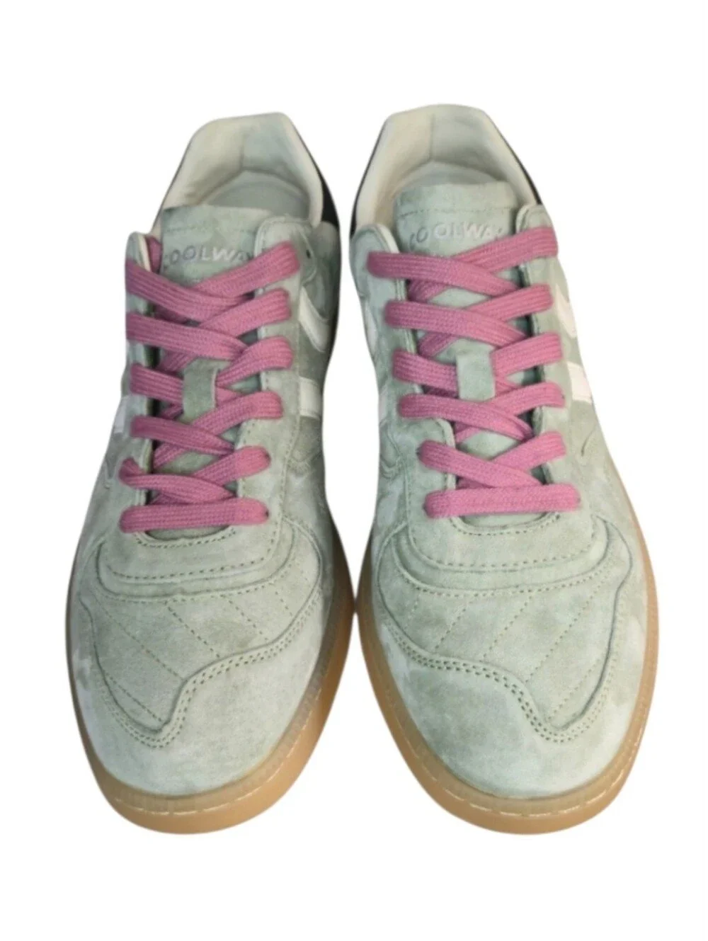 Coolway Goal Suede Sneakers in Green Khaki, Gum. Size 9 Men's NEW!!